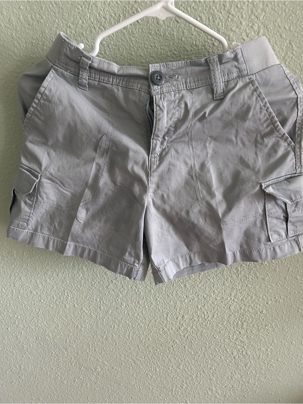 Silver Cargo Shorts Lee 4 Medium